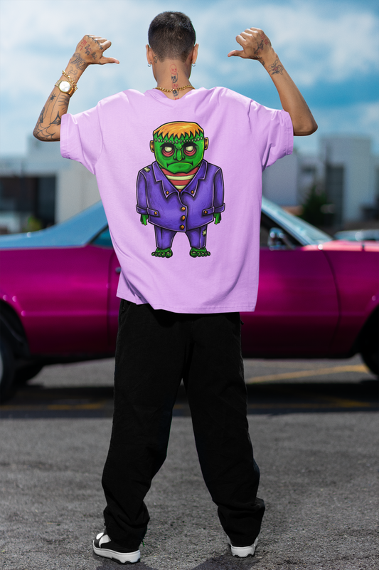 Vampire Lavander Oversized T-Shirt For Men