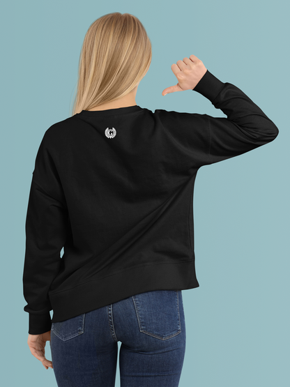 Cooking Is Love Crew Neck Unisex Black Sweatshirt | Masterchef Gurkirat Collection