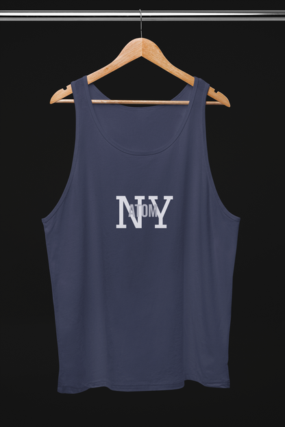 NY ATOM Navy Blue Tank Top For Women