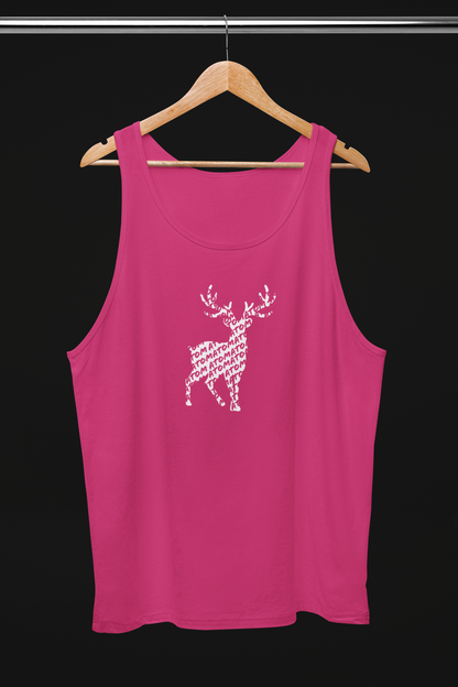ATOM White Mascot Pink Tank Top For Women
