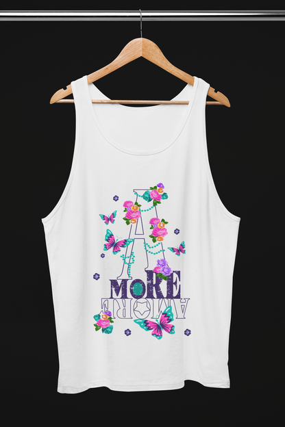 Amore White Tank Top For Women