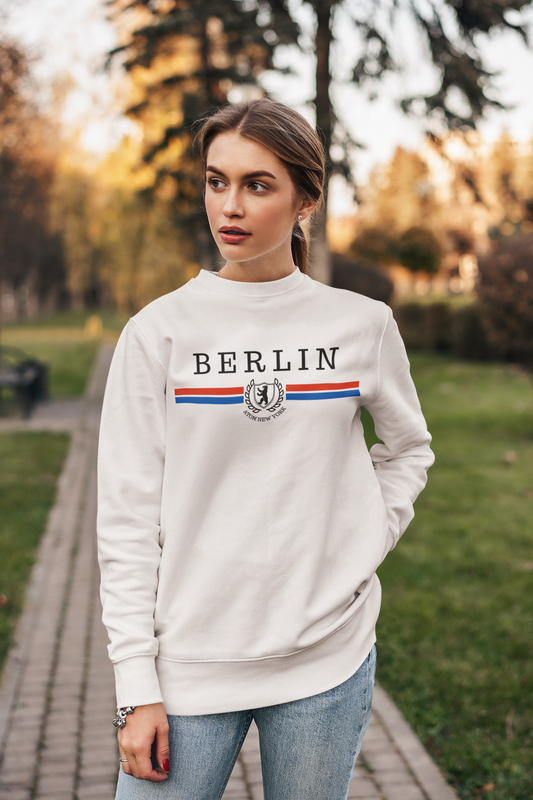 ATOM Signature Berlin White Sweatshirt For Women