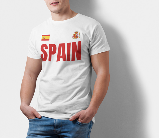 ATOM Signature Spain White T-Shirt For Men