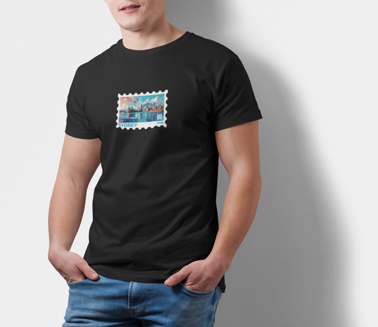 ATOM Signature Sydney Black T-Shirt For Men