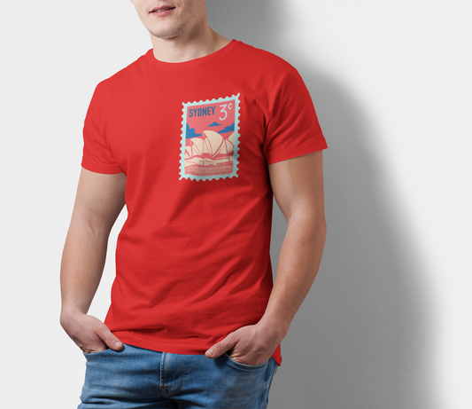 ATOM Signature Sydney Red T-Shirt For Men