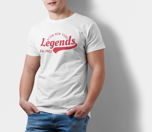 ATOM Signature Legends White T-Shirt For Men