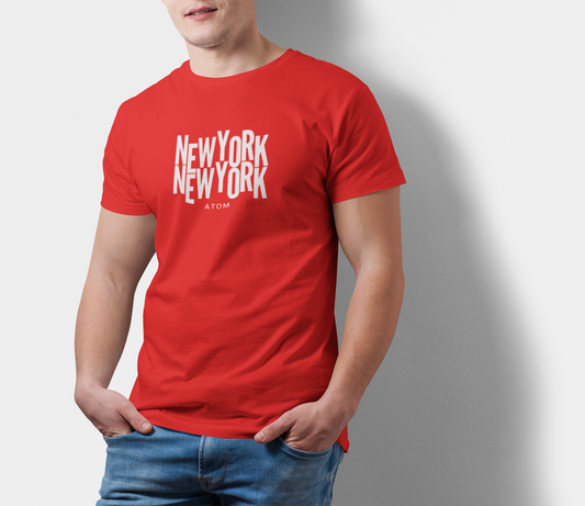 ATOM Signature Paradox Red T-Shirt For Men