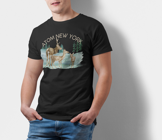 ATOM Signature In The Wild Black T-Shirt For Men