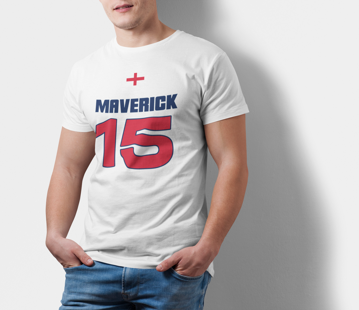 ATOM Signature Maverick 15 White T-Shirt For Men