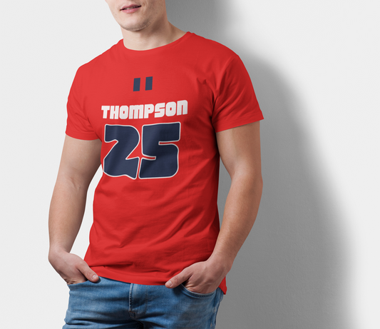 ATOM Signature Thompson 25 Red T-Shirt For Men