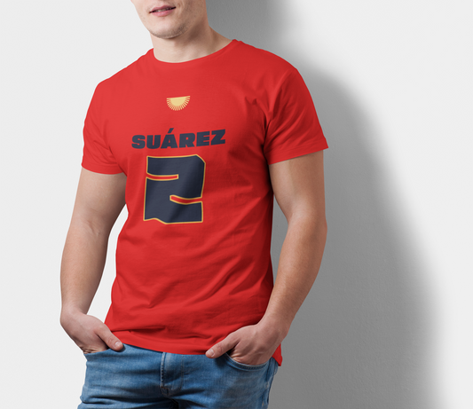 ATOM Signature Suarez 2 Red T-Shirt For Men