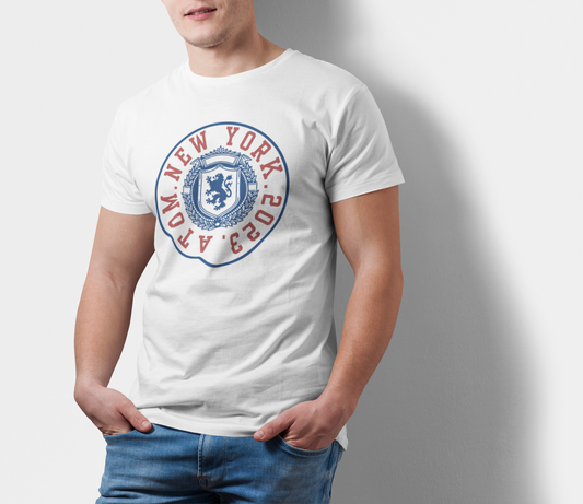 ATOM Signature New York 2023 White T-Shirt For Men