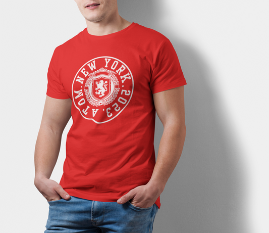 ATOM Signature New York 2023 Red T-Shirt For Men