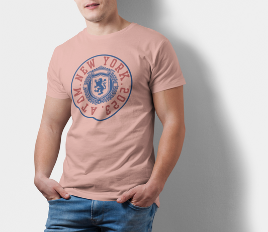 ATOM Signature New York 2023 Peach T-Shirt For Men