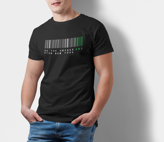 ATOM Signature Be The Unique One Black T-Shirt For Men