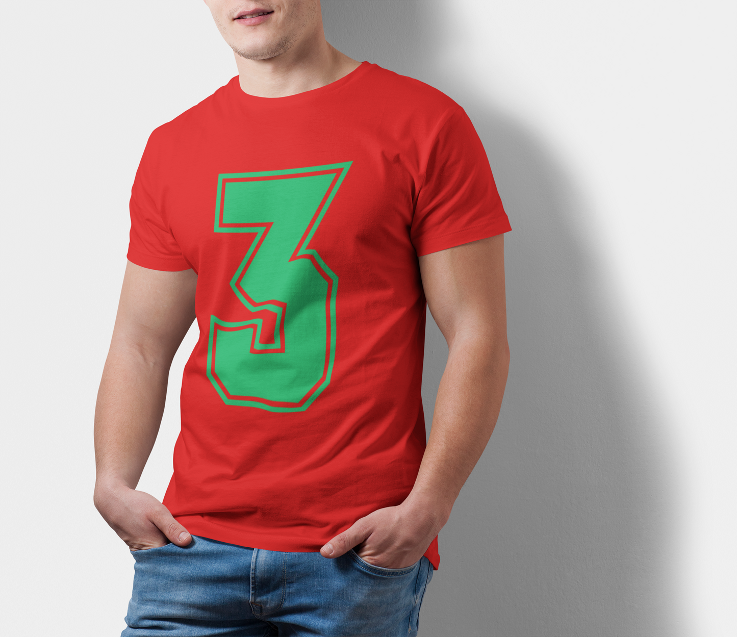 ATOM Signature 3 Red T-Shirt For Men