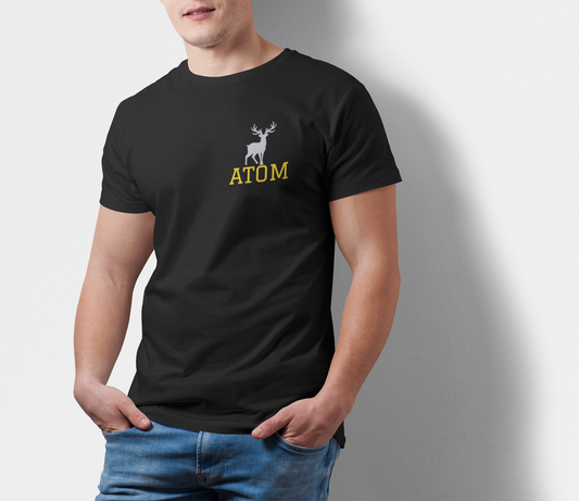 Atom Pocket Signature BLACK T-Shirt For Men