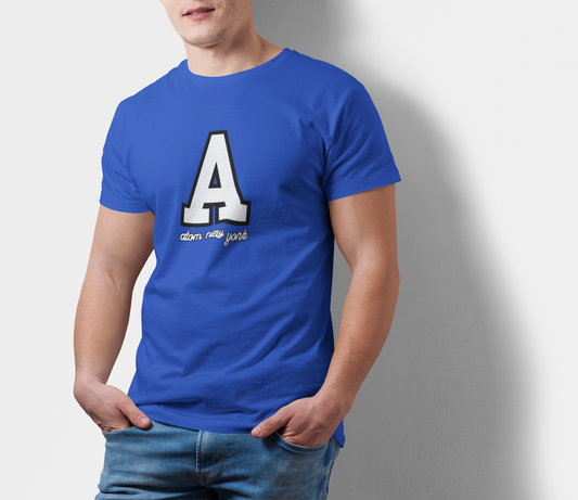 Iconic Symbol A Royal Blue T-Shirt For Men