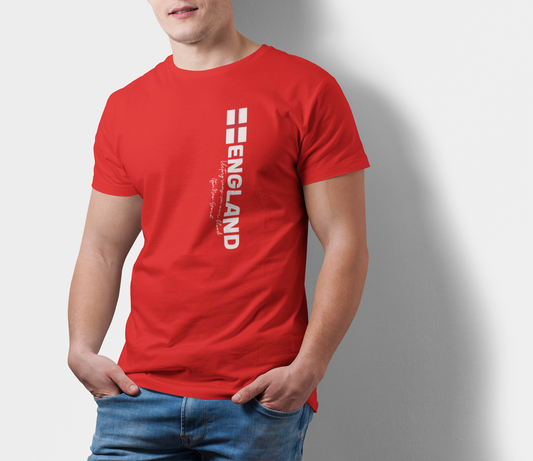 ATOM New York Signature England Red T-Shirt For Men