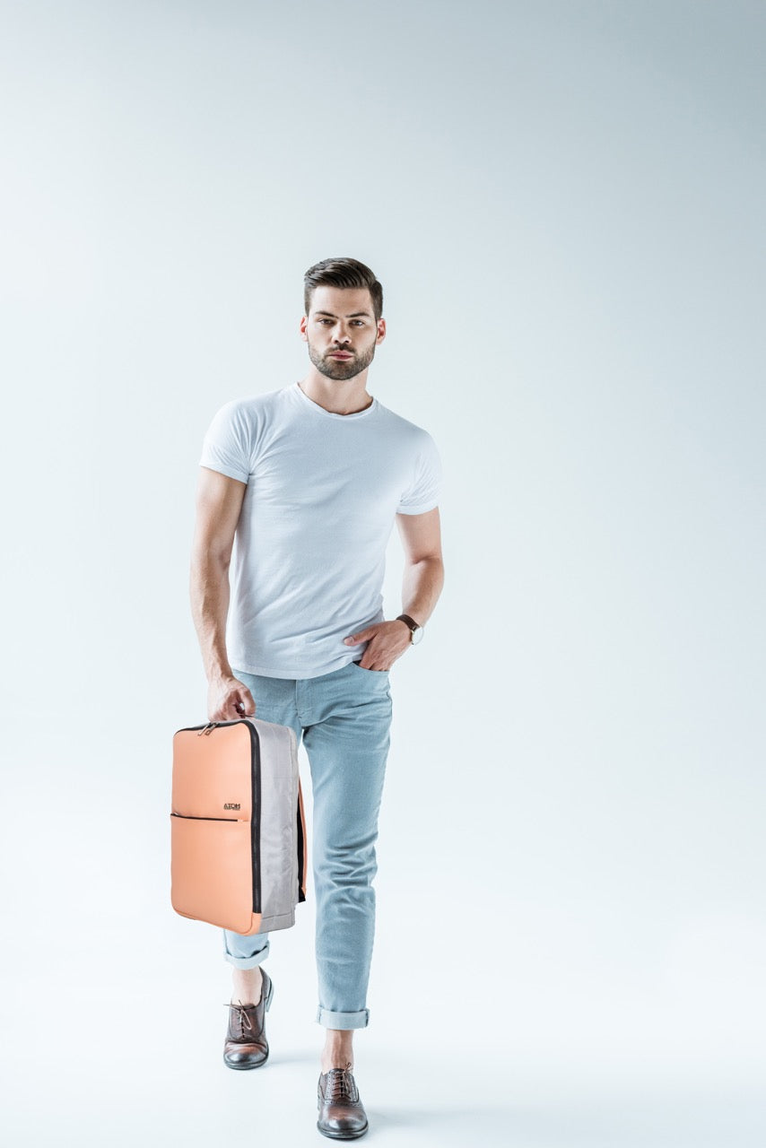 ATOM NEW YORK VOYAGE BACKPACK - Peach