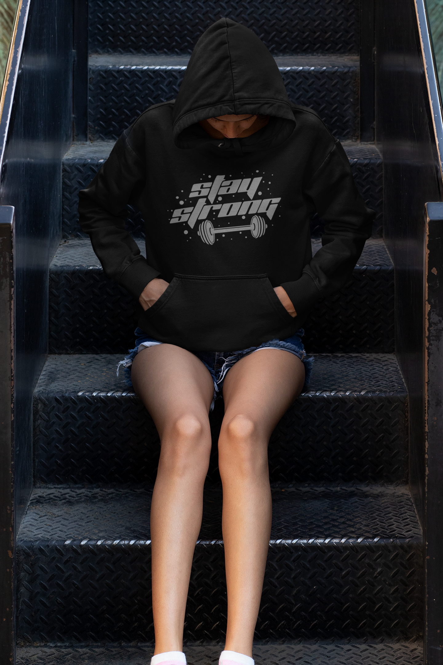 Stay Strong Pure Cotton Unisex Hoodie | Tarun Kapoor Collection
