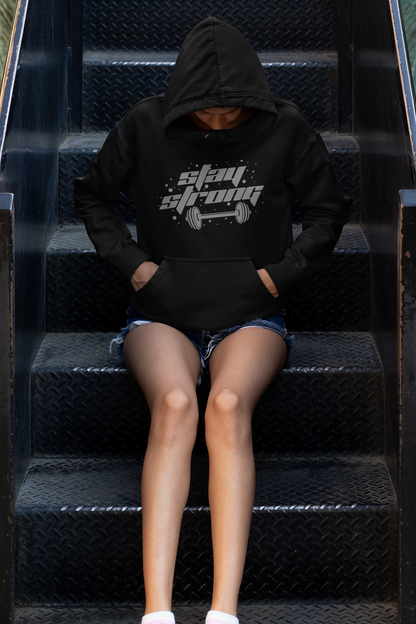 Stay Strong Pure Cotton Unisex Hoodie | Tarun Kapoor Collection
