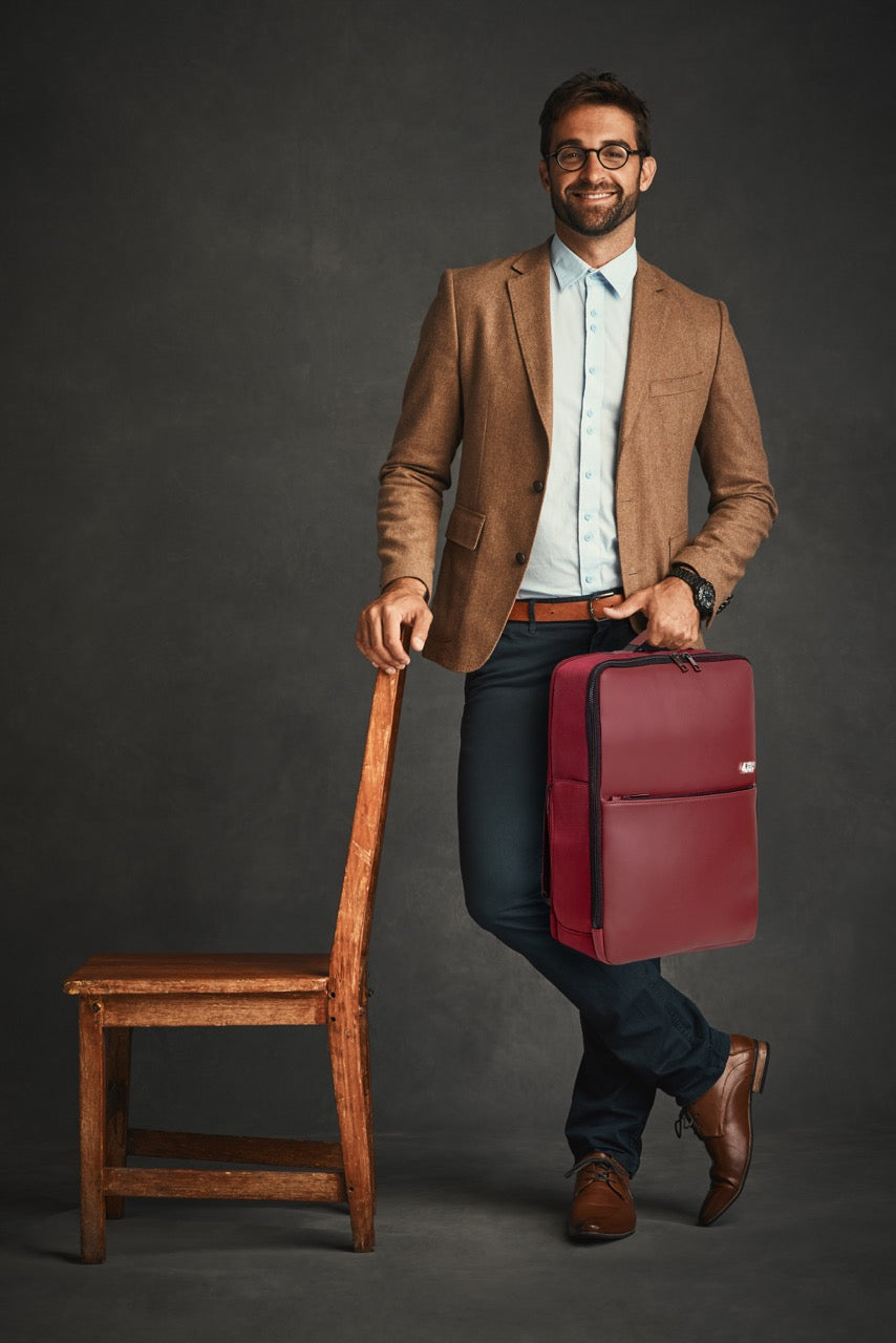 ATOM NEW YORK VOYAGE BACKPACK - Wine