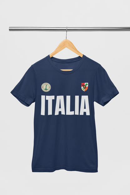 ATOM Signature Italia Navy Blue T-Shirt For Men