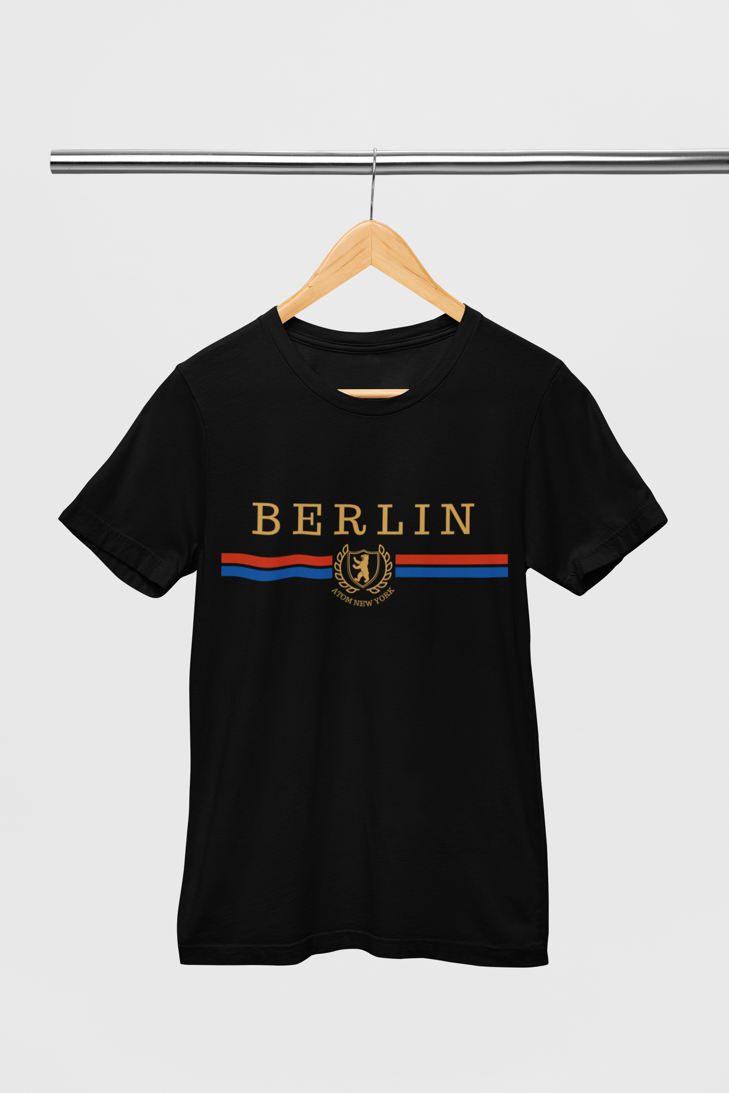 ATOM Signature Berlin Black T-Shirt For Men