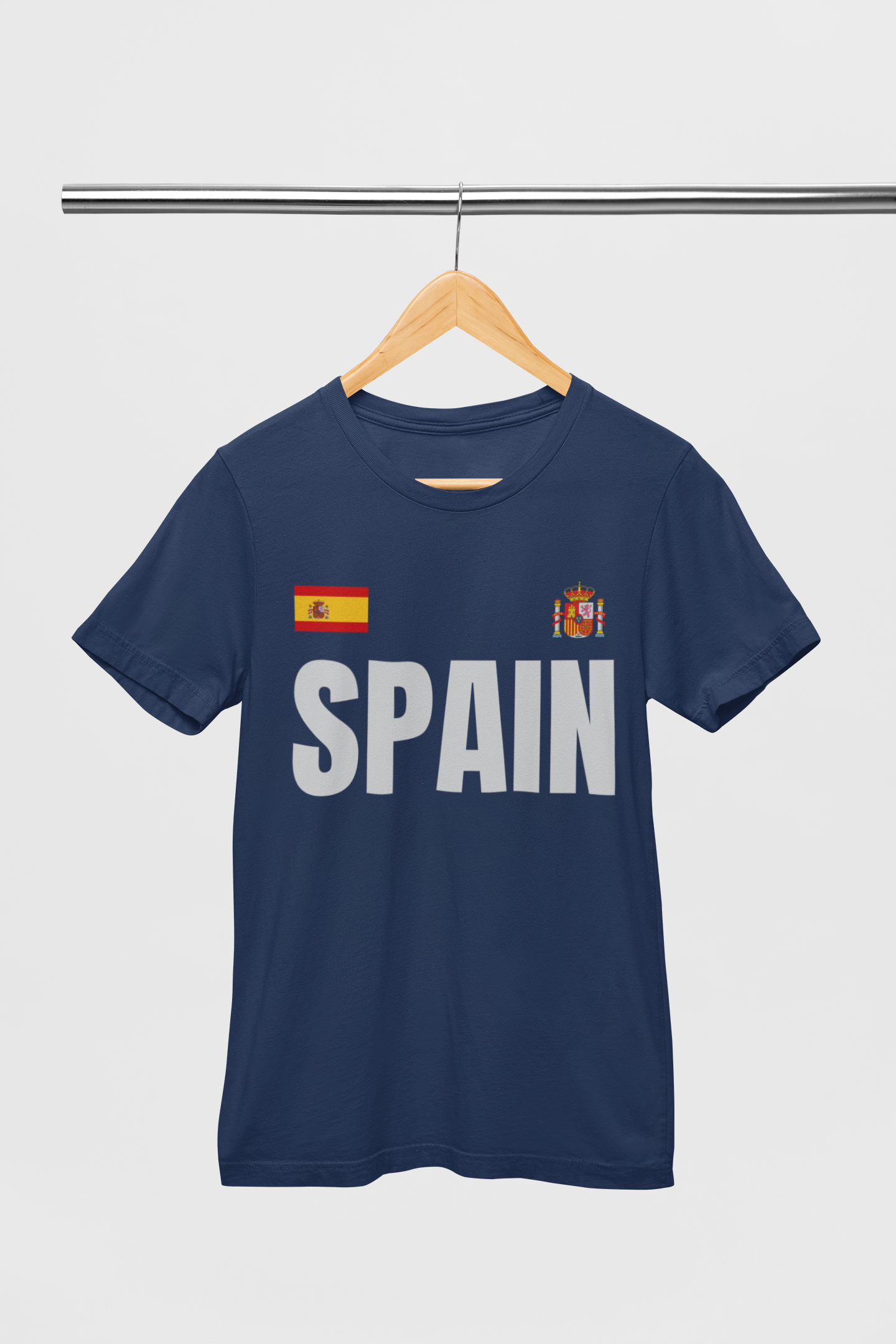 ATOM Signature Spain Navy Blue T-Shirt For Men