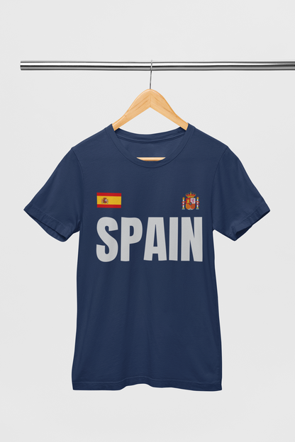 ATOM Signature Spain Navy Blue T-Shirt For Men