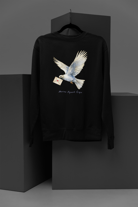 Maine Pyaar Kiya Black Unisex Sweatshirt | RJ Anmol Collection