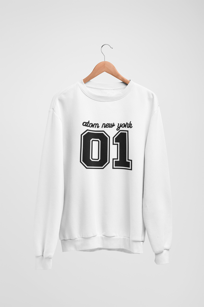 ATOM Signature No 1 White Sweatshirt For Men