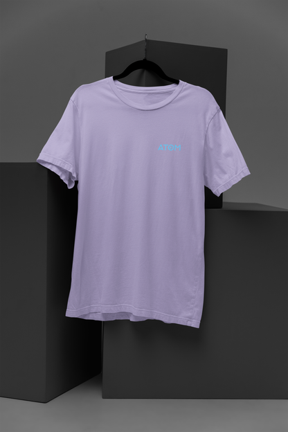 ATOM Logo Basic Lavender T-Shirt For Women
