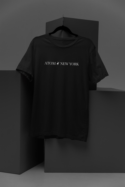 Atom New York Signature Black T-Shirt For Men