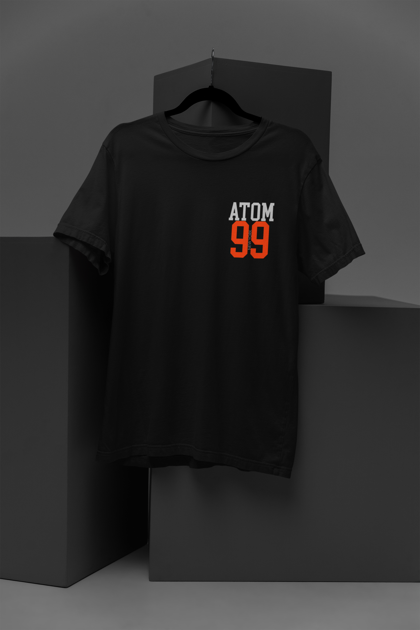 Atom 99 Signature Black T-Shirt For Men