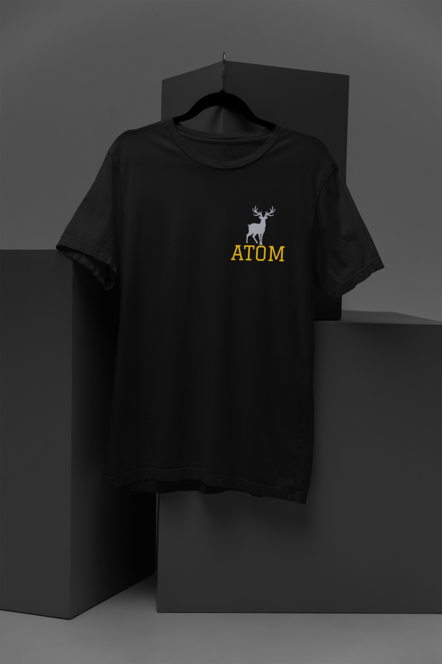 Atom Pocket Signature BLACK T-Shirt For Men