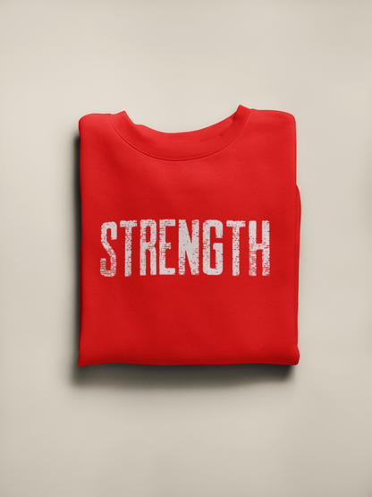 Strength Dense Oversized Red Unisex T-Shirt | Tarun Kapoor Collection