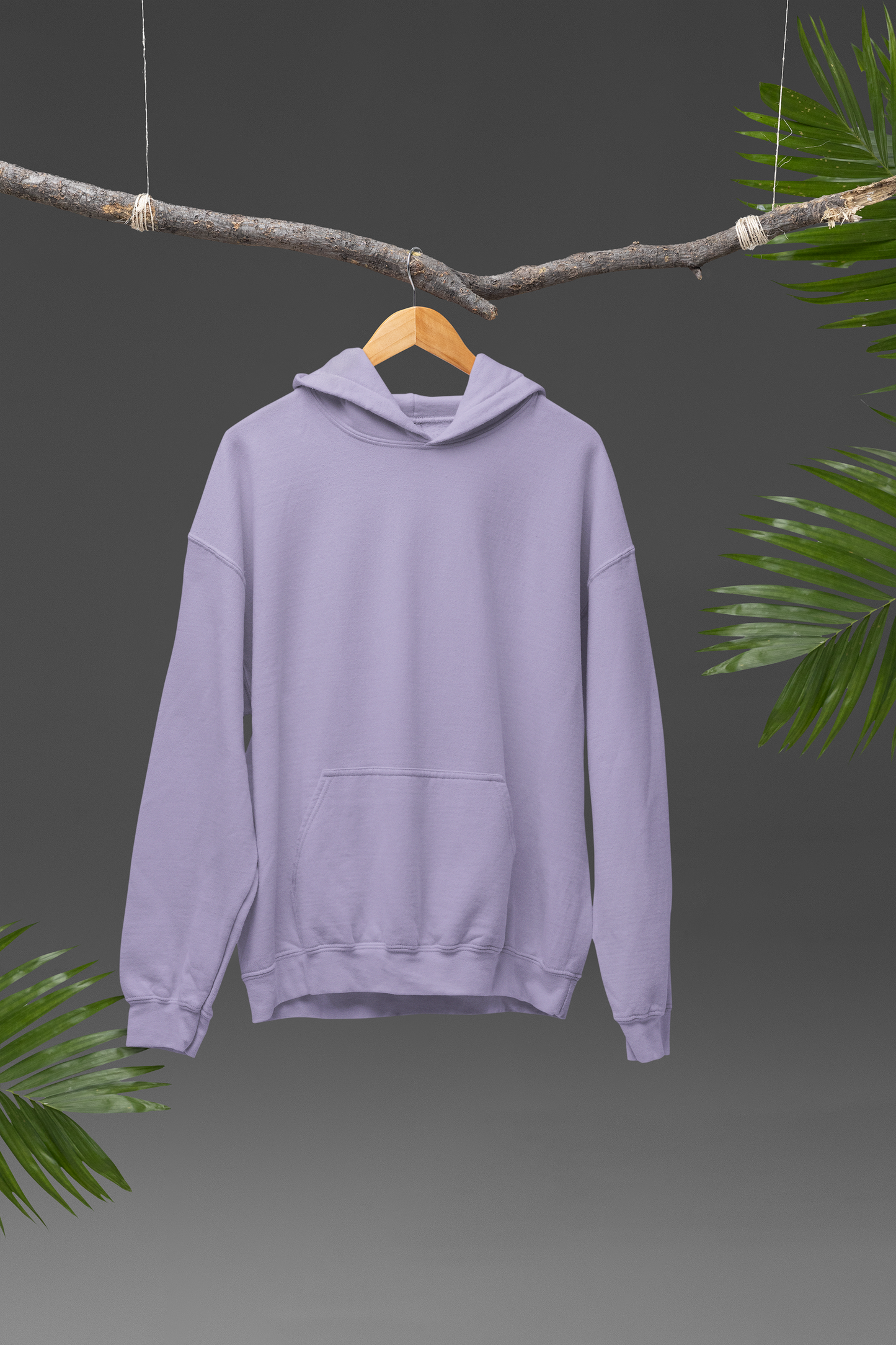Lavender Hoodie And Jogger Co-ord Set For Men