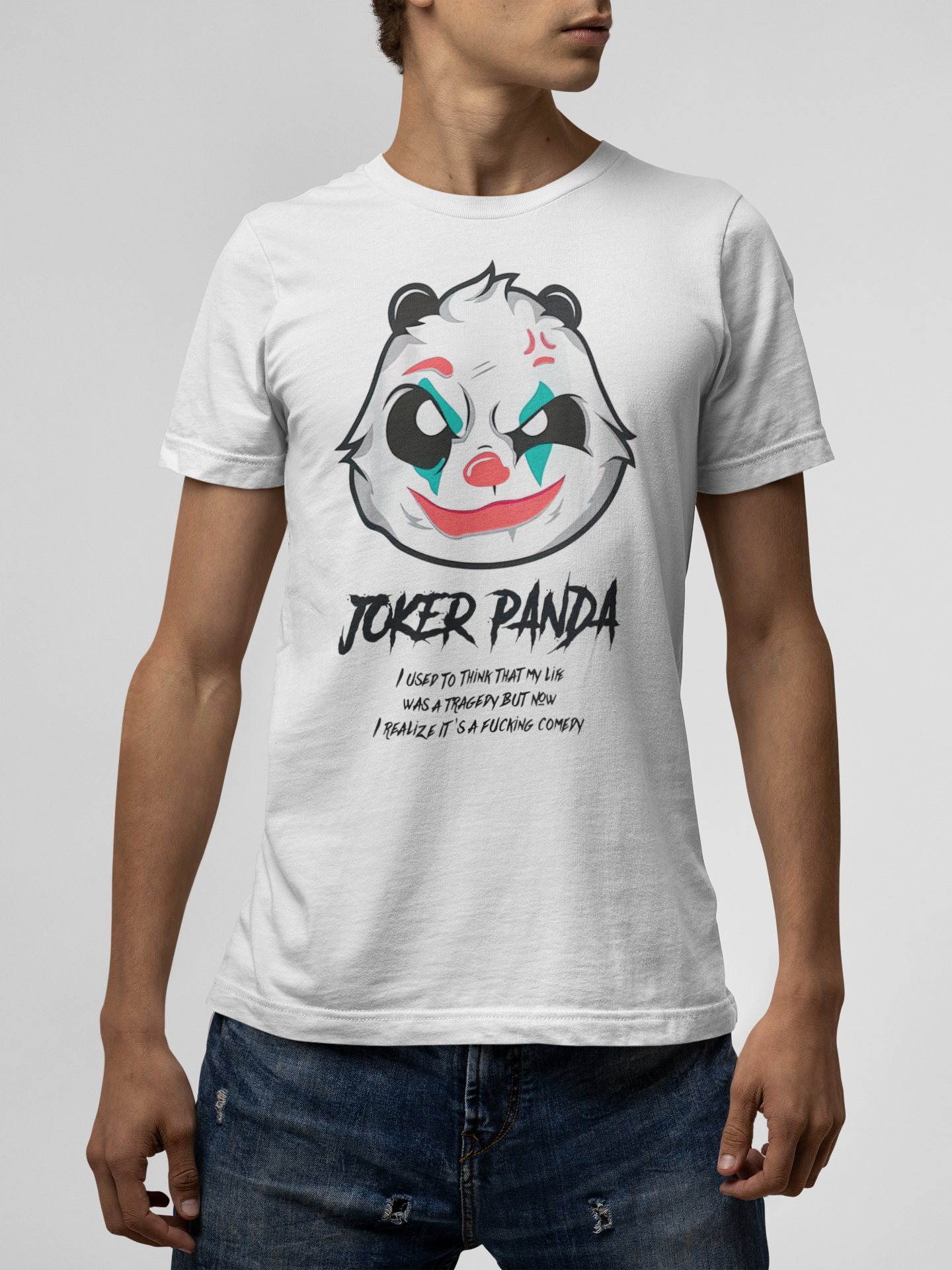 Joker Panda T-Shirt For Men