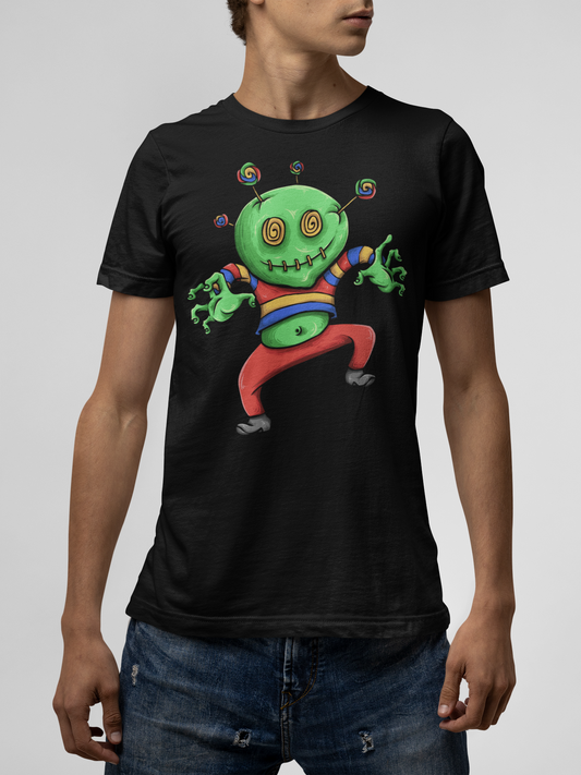 Alien Black T-Shirt For Men
