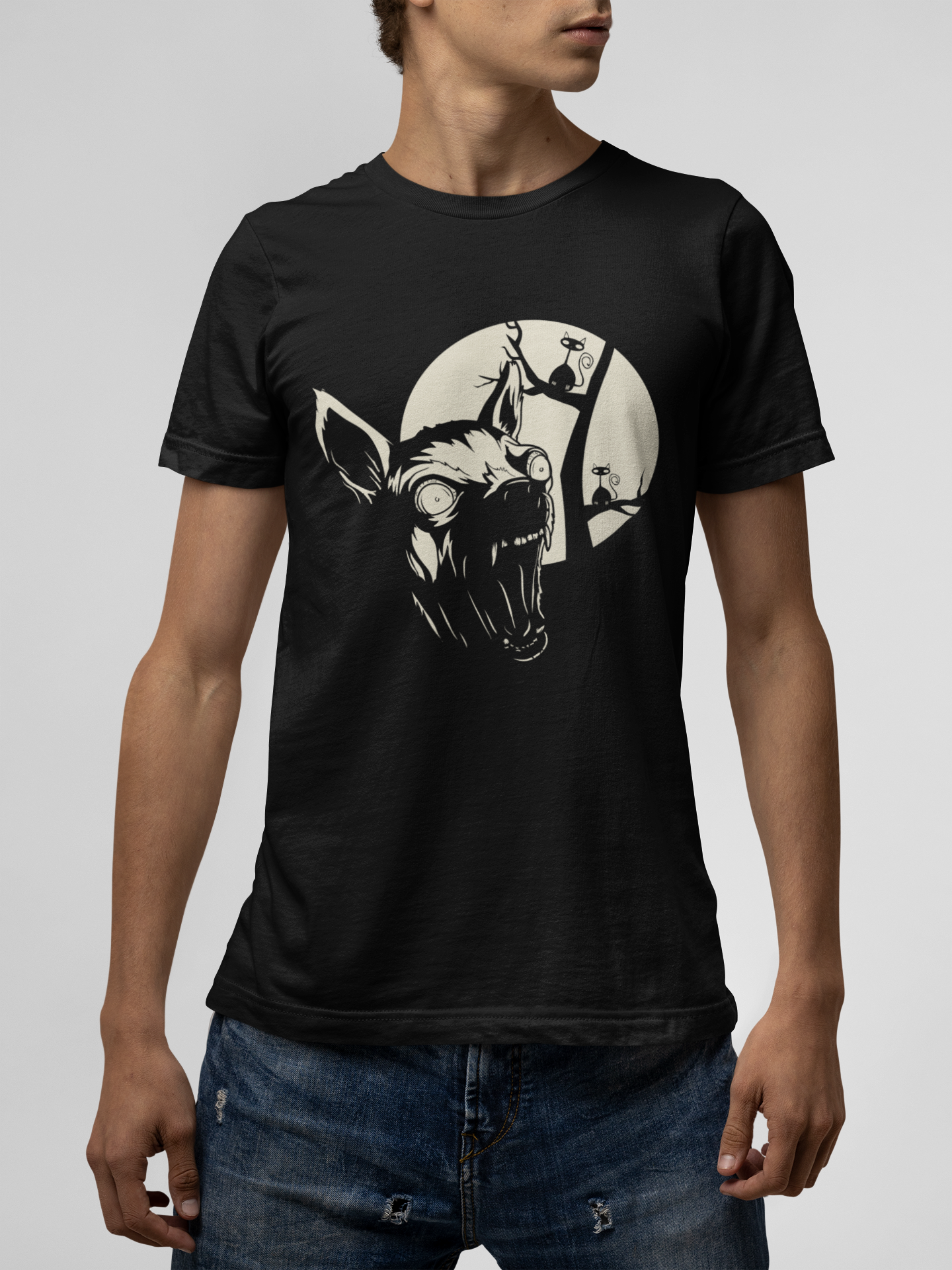 Fox Black T-Shirt For Men