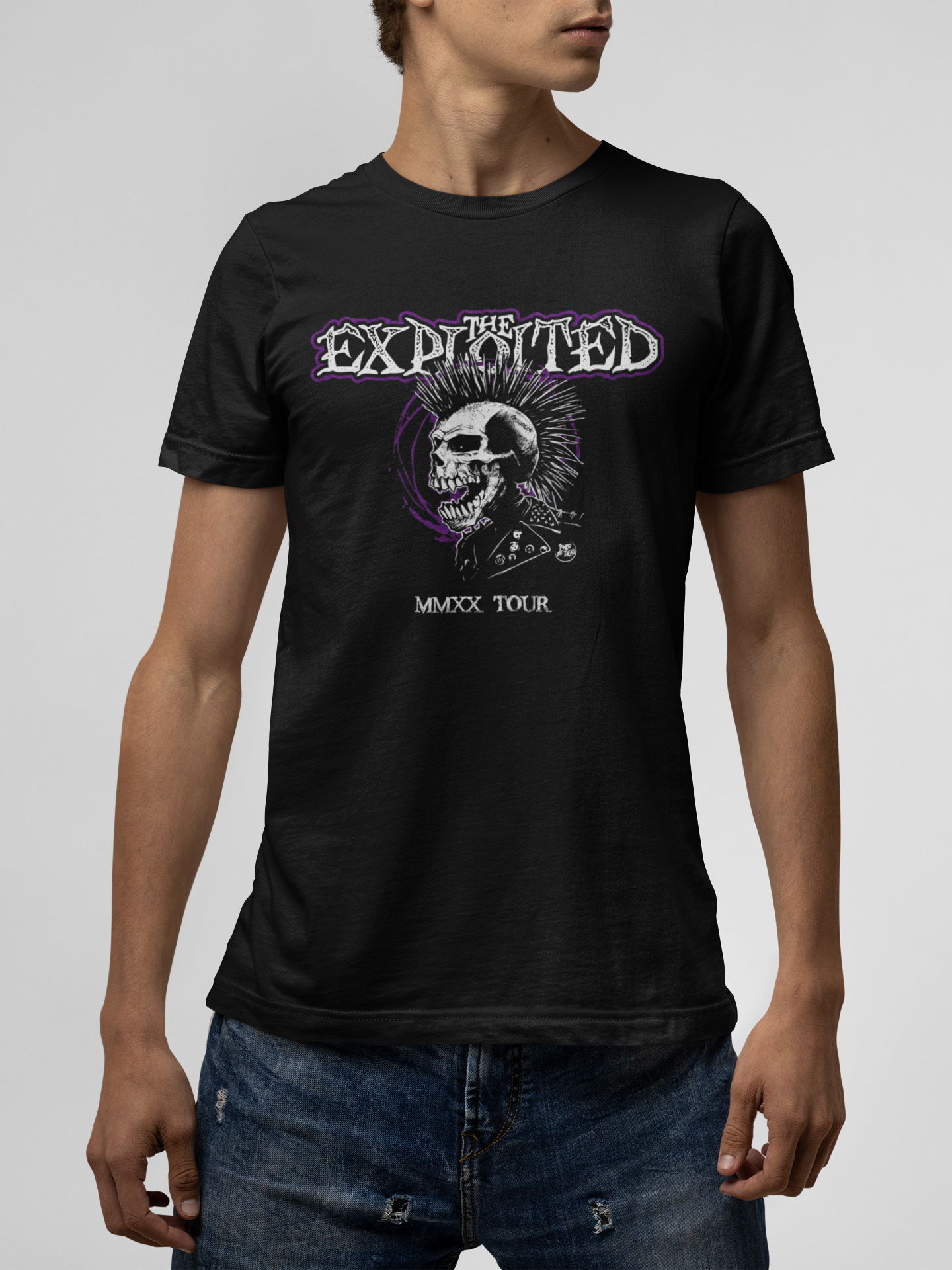 The Exploited Black T-Shirt For Men