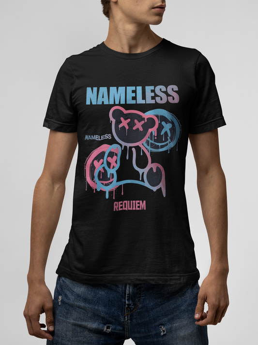Nameless Black T-Shirt For Men