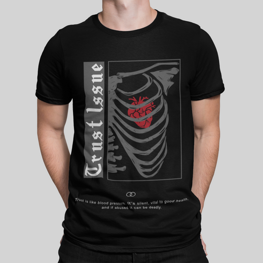 Trust Black T-Shirt For Men