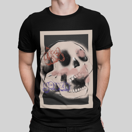 Skull Black T-Shirt For Men