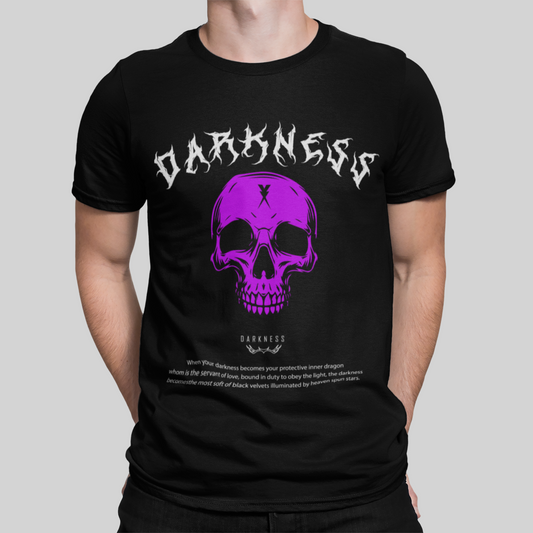 Darkness Black T-Shirt For Men