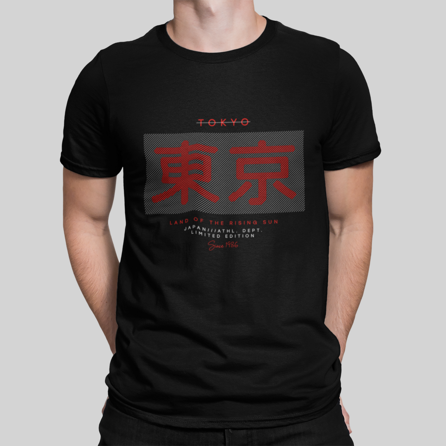 Tokyo Black T-Shirt For Men