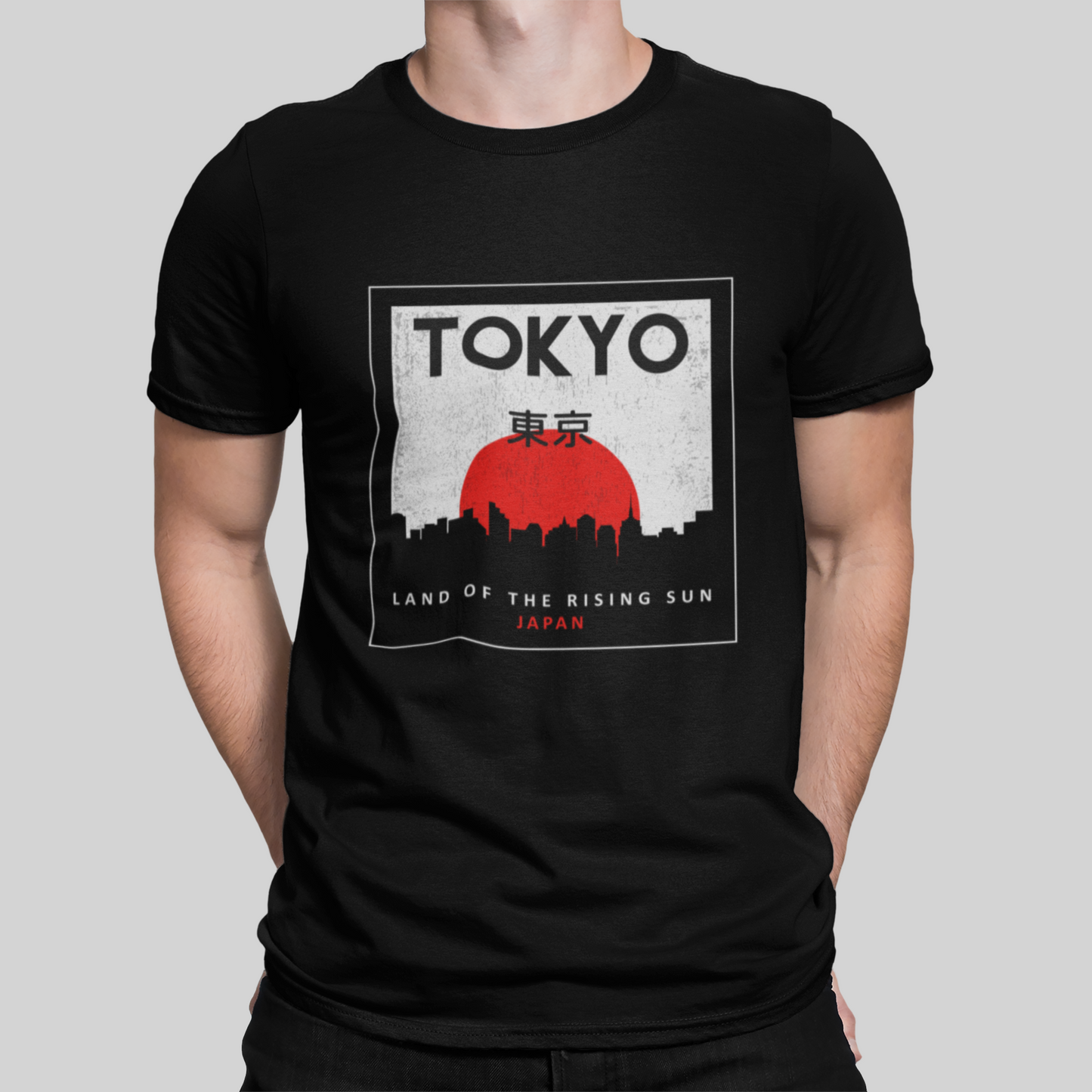 Tokyo Japan Black T-Shirt For Men