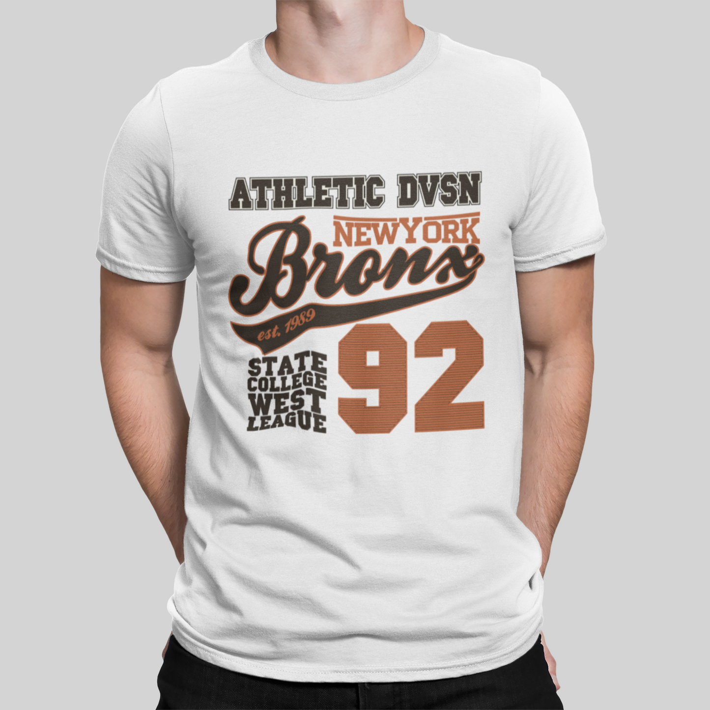 Bronx 92 White T-Shirt For Men